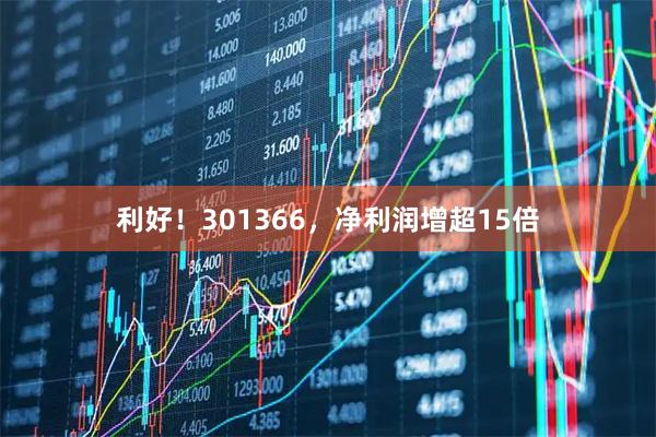 利好！301366，净利润增超15倍